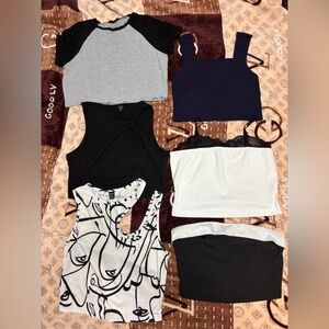 Bundle of 6 tops